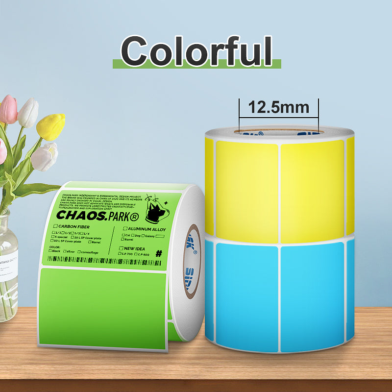 40mmX30mm Colorful Thermal Labels